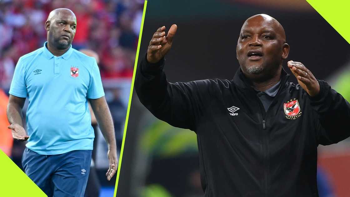 South African coach Pitso Mosimane is looking for a new job. South African coach Pitso Mosimane is looking for a new job.