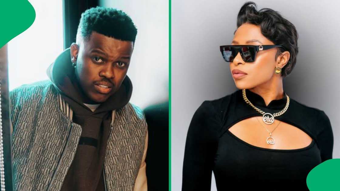 DJ Zinhle happy to spend some time with Murdah Bongz DJ Zinhle happy to spend some time with Murdah Bongz