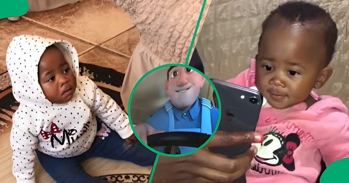 Mzansi amused by toddler's Cocomelon reaction Mzansi amused by toddler's Cocomelon reaction
