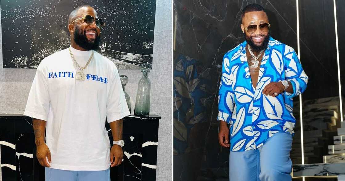 Cassper Nyovest's hilarious fan mixes Billiato with milk.