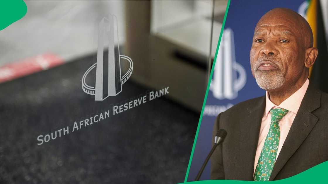 SARB governor Lesetja Kganyago announced that the interest rate is 8 percent SARB governor Lesetja Kganyago announced that the interest rate is 8 percent