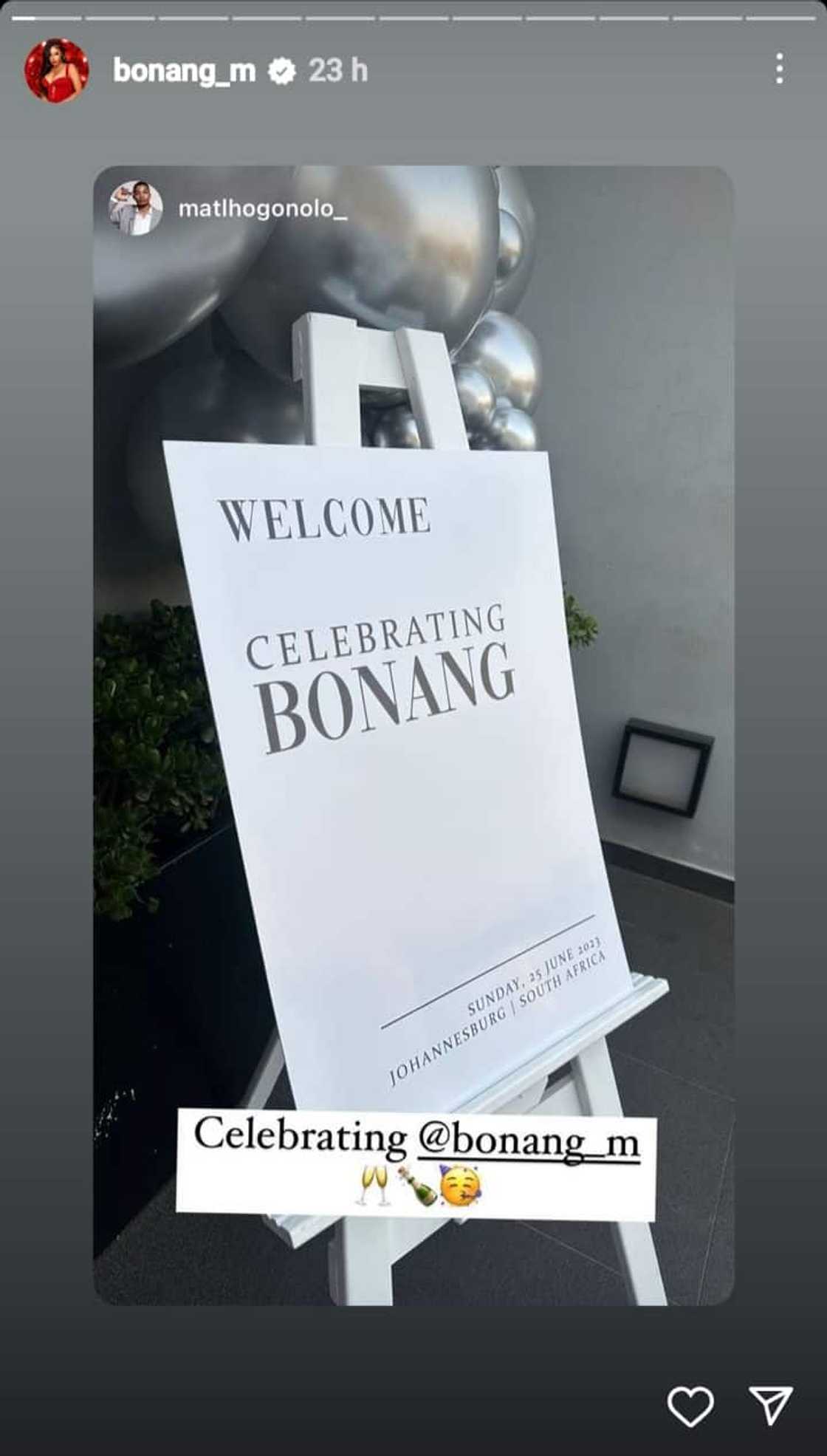 Bonang Matheba celebrated her 36th birthday. Bonang Matheba celebrated her 36th birthday.
