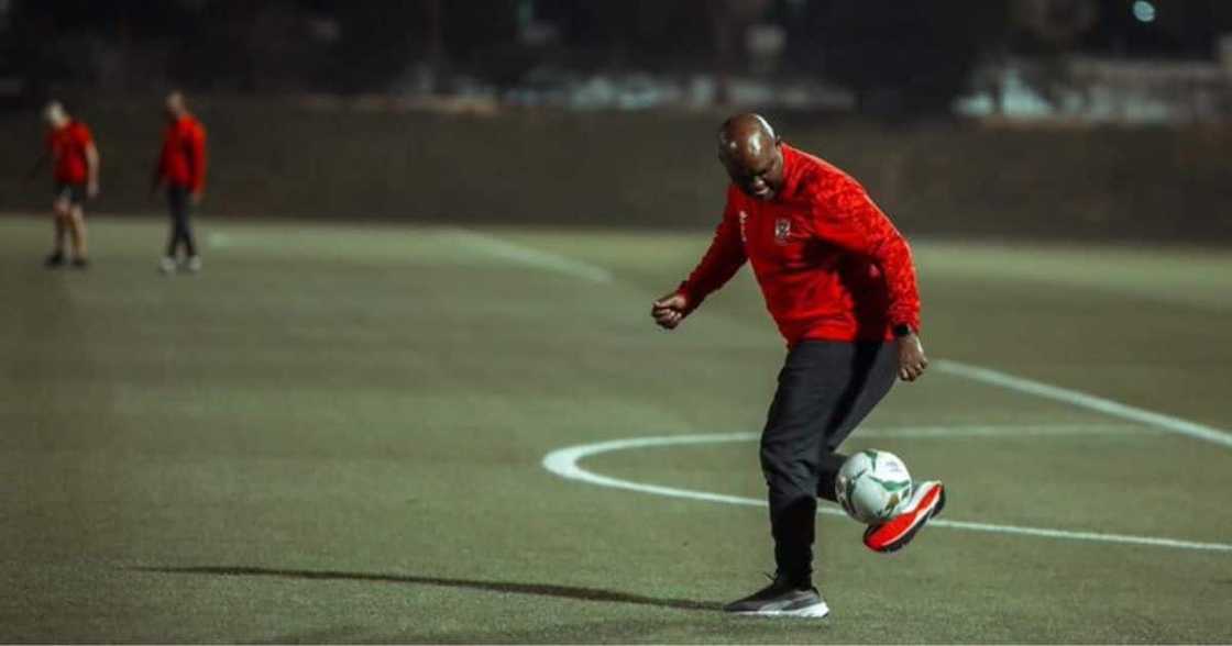 Al Ahly have reacted to Mamelodi Sundowns' apology for insults towards Pitso Mosimane. Image: @AlAhlyEnglish/Twitter Al Ahly have reacted to Mamelodi Sundowns' apology for insults towards Pitso Mosimane. Image: @AlAhlyEnglish/Twitter