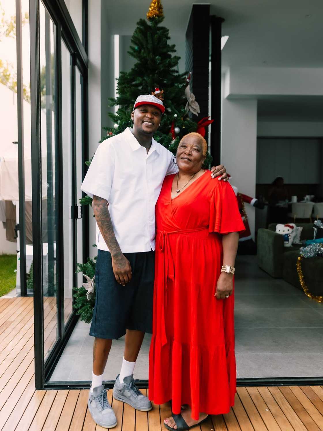 Oscar Mbo laid his mother to rest. Oscar Mbo laid his mother to rest.