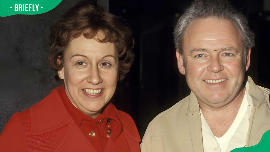 Jean Stapleton and Carroll O'Connor in Los Angeles Jean Stapleton and Carroll O'Connor in Los Angeles