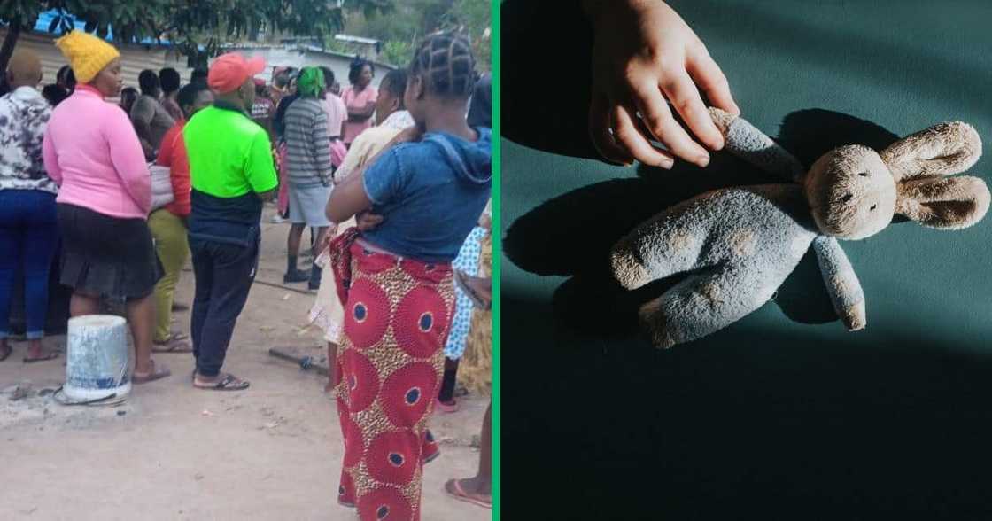 Informal settlement confronted mom who chained her child Informal settlement confronted mom who chained her child
