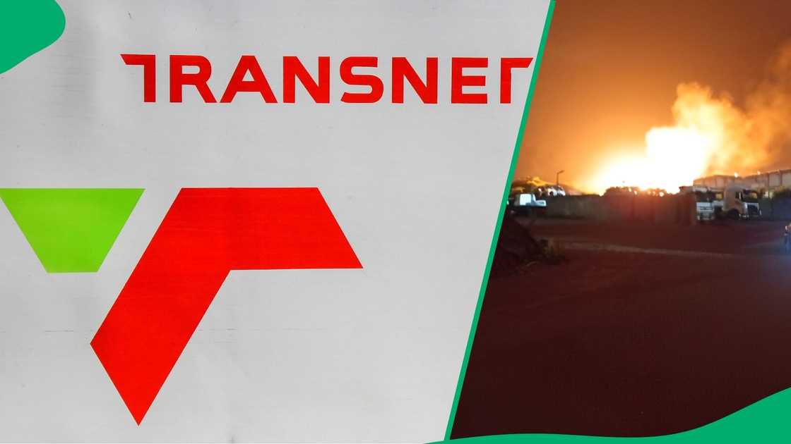 A fire broke out near Transnet's diesel line in Clairwood.