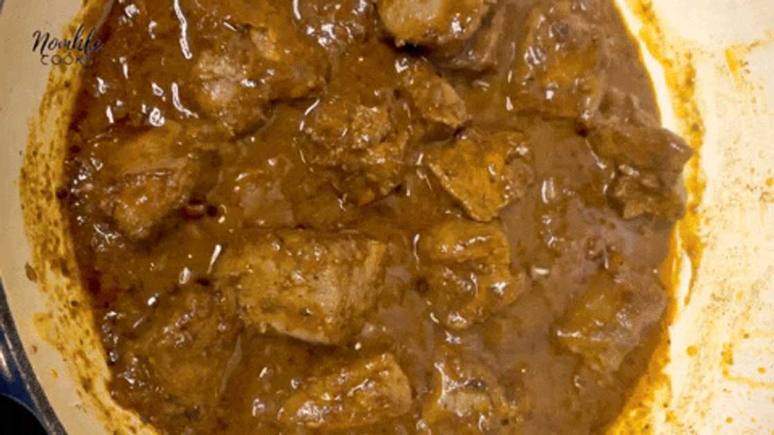 Simmer until cooked Simmer until cooked