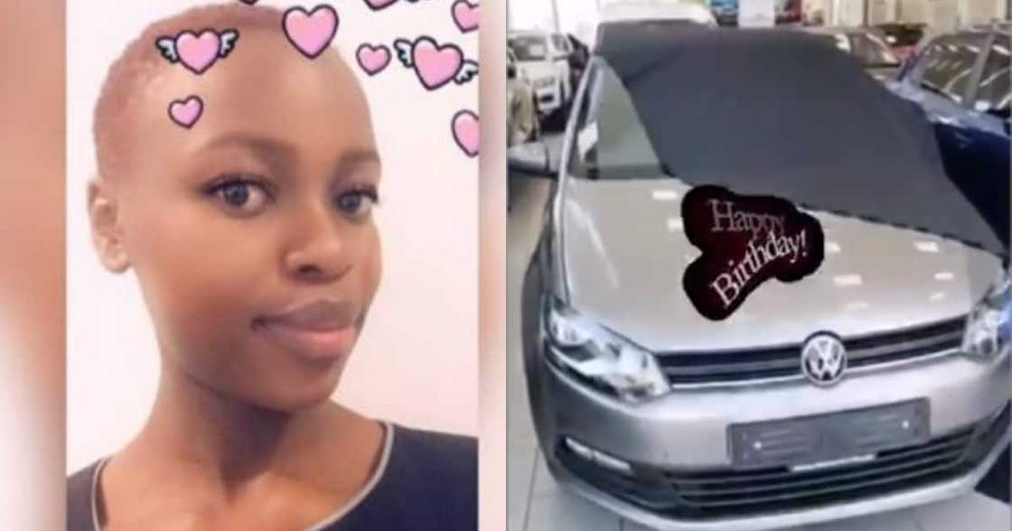 Young Lady Celebrates Her Birthday by Buying Herself a Brand New Car Young Lady Celebrates Her Birthday by Buying Herself a Brand New Car