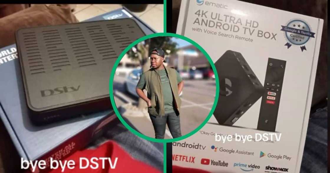 Man says bye to DStv Man says bye to DStv