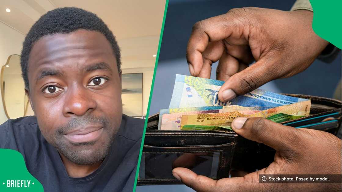 A man spoke about how much would be enough money for South African families.