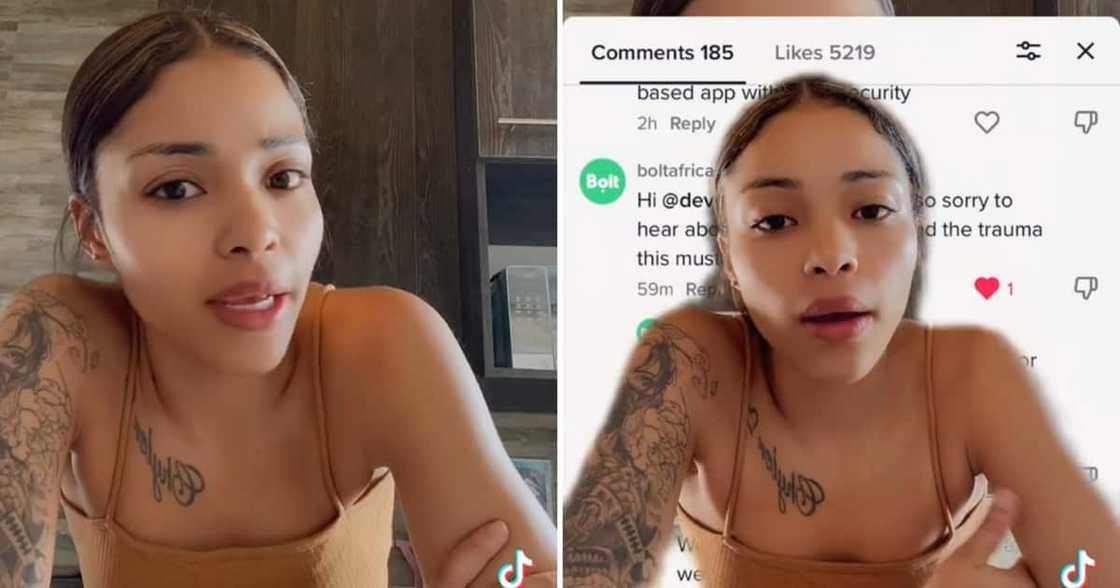 Woman on TikTok telling her Bolt story Woman on TikTok telling her Bolt story