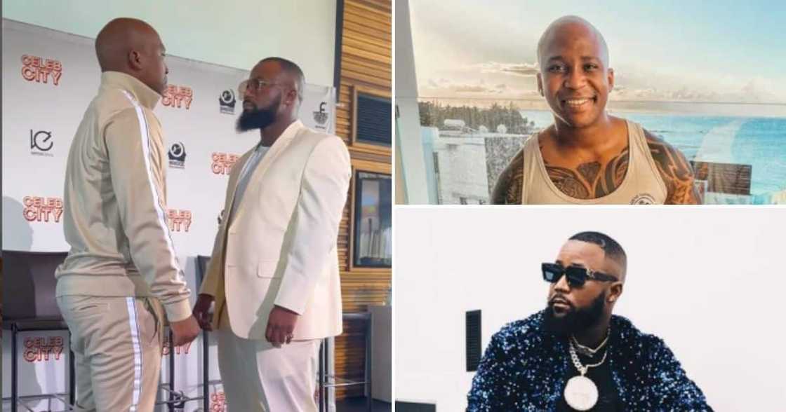 Cassper Nyovest, Naak Musiq, boxing match, Sun City