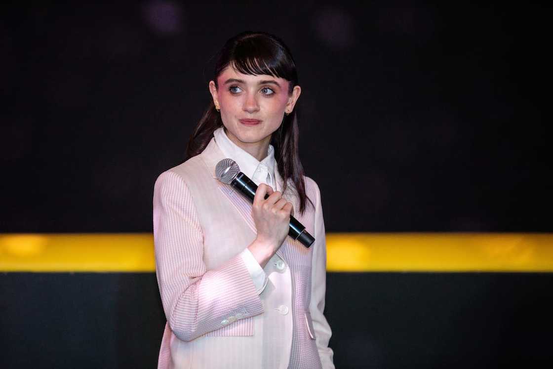 Natalia Dyer attends the Stranger California Inauguration as part of the Stranger Fest on 2 June 2022 in Mexico City. Natalia Dyer attends the Stranger California Inauguration as part of the Stranger Fest on 2 June 2022 in Mexico City.