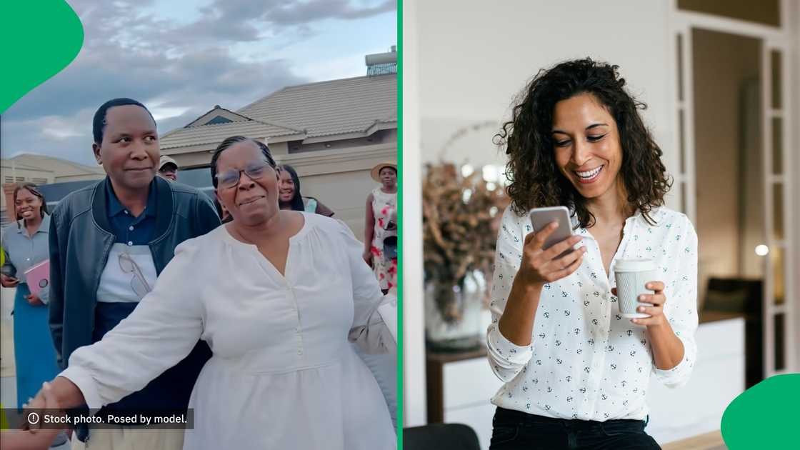 South Africans applauded a lady who gifted her mom and dad a new home and fancy cars. South Africans applauded a lady who gifted her mom and dad a new home and fancy cars.