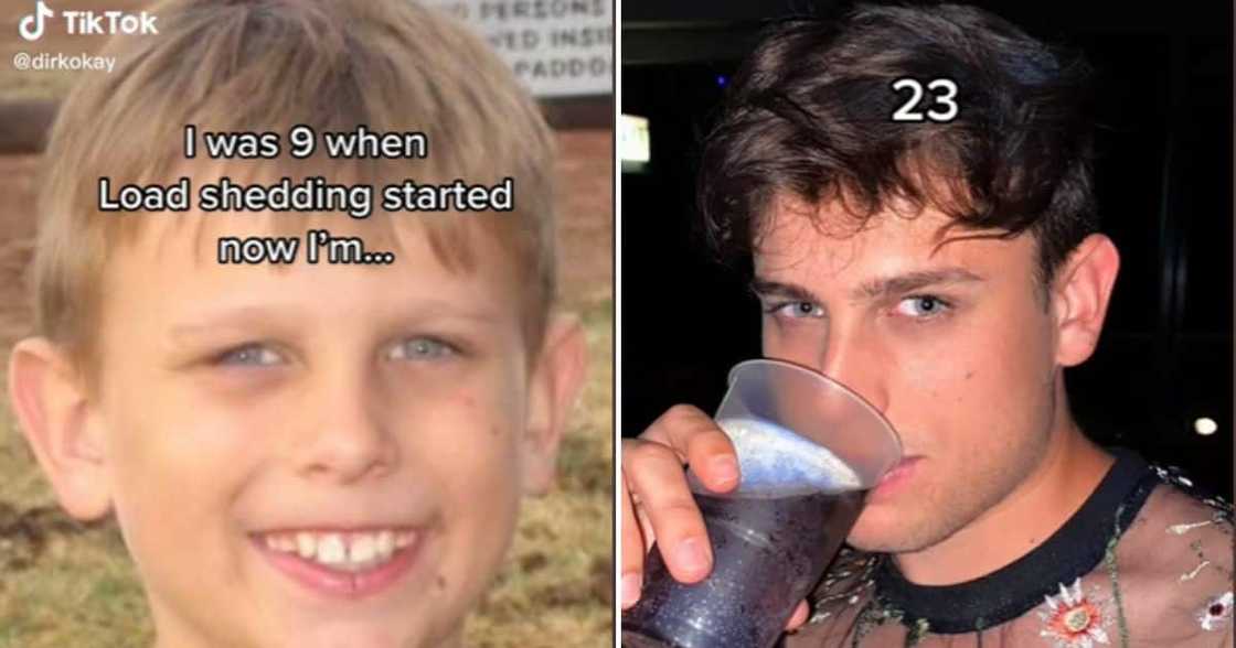 Man shows how he looked when loadshedding started Man shows how he looked when loadshedding started