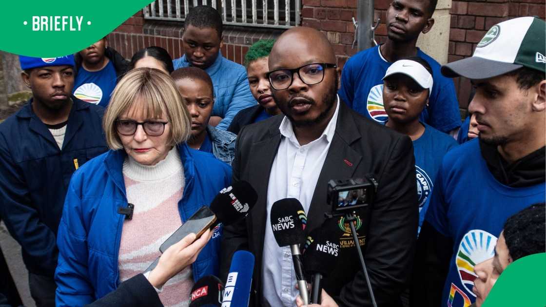 The Democratic Alliance laid criminal charges against the minister
