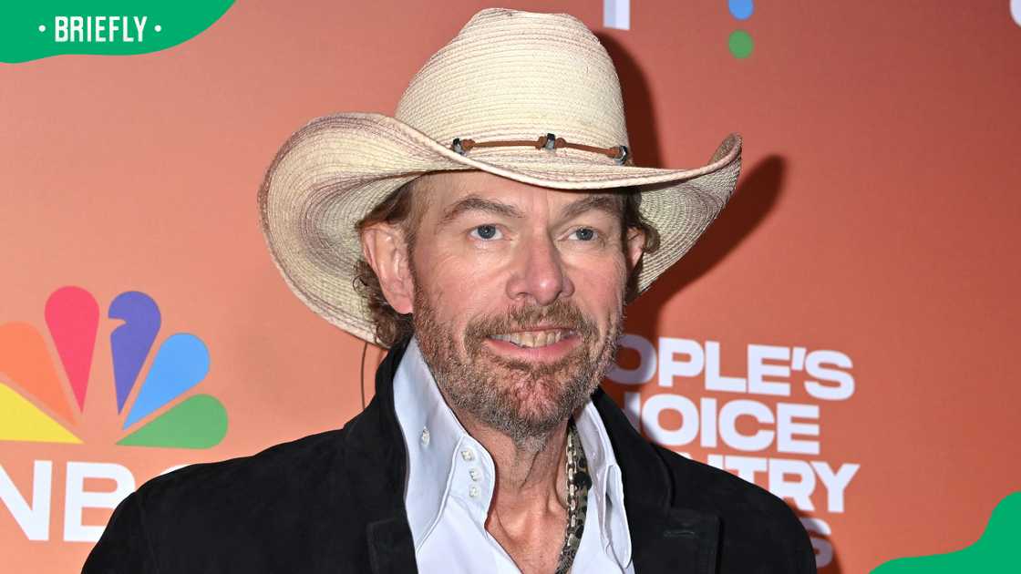 Toby Keith at the 2023 People's Choice Country Awards in Nashville, Tennessee Toby Keith at the 2023 People's Choice Country Awards in Nashville, Tennessee