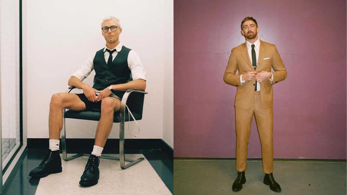 Matthew Foley and Lee Pace Matthew Foley and Lee Pace