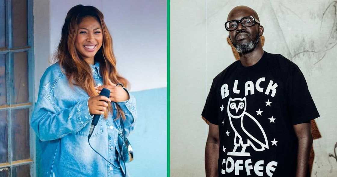 Enhle Mbali spoke about Black Coffee's accident Enhle Mbali spoke about Black Coffee's accident