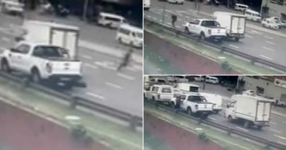 Hijacking gone wrong: Clip shows motorist shooting at thugs, SA reacts Hijacking gone wrong: Clip shows motorist shooting at thugs, SA reacts