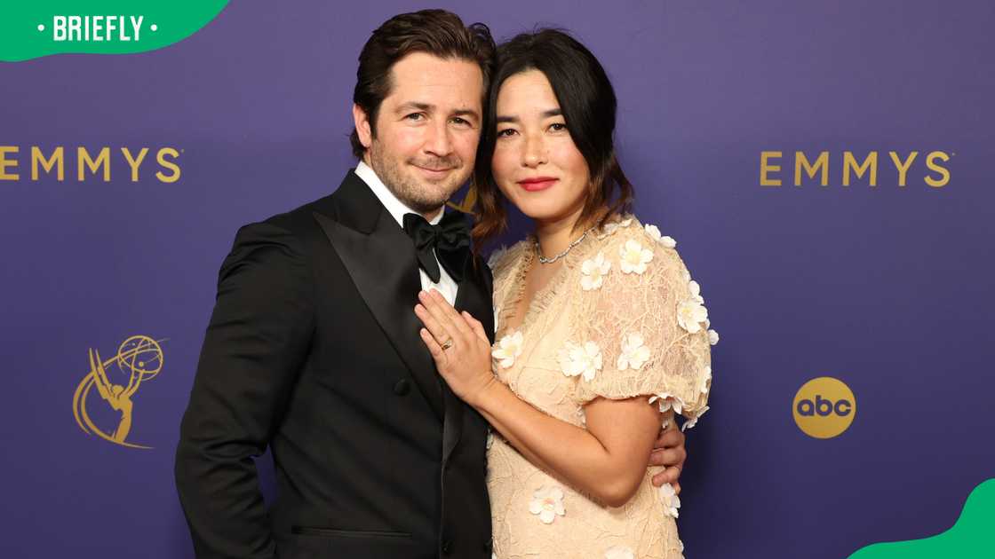 Michael Angarano and Maya Erskine in Los Angeles Michael Angarano and Maya Erskine in Los Angeles