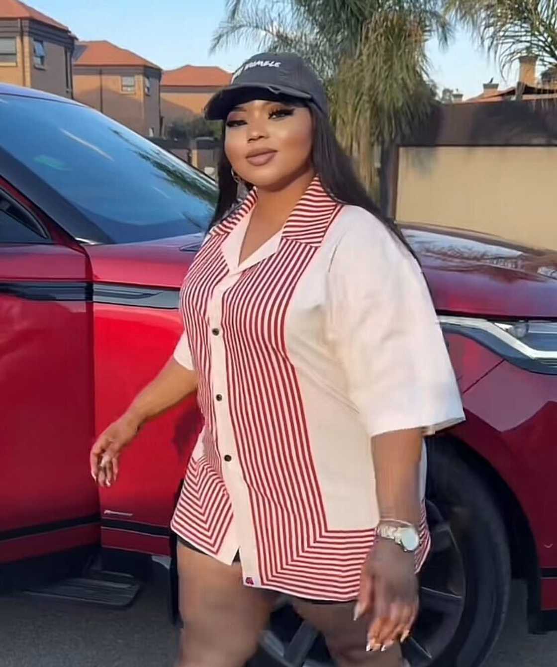In a TikTok video, a woman revealed how she surprised her brother with his dream car.