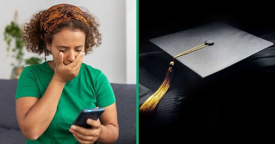 A graduate who fell on stage worried TikTok users A graduate who fell on stage worried TikTok users
