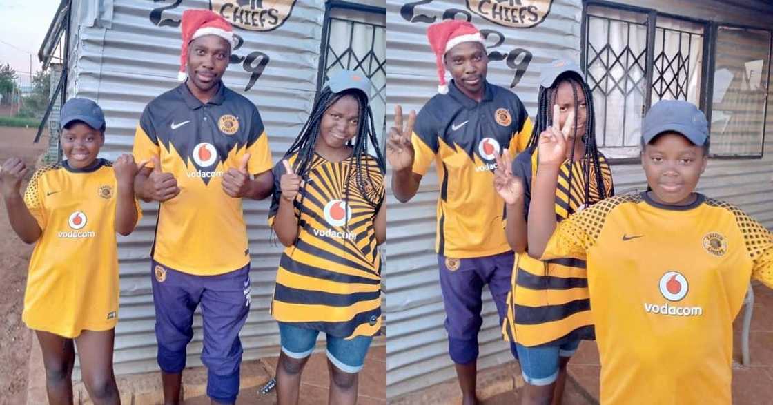Proud dad, daughters, flex for Chiefs Proud dad, daughters, flex for Chiefs