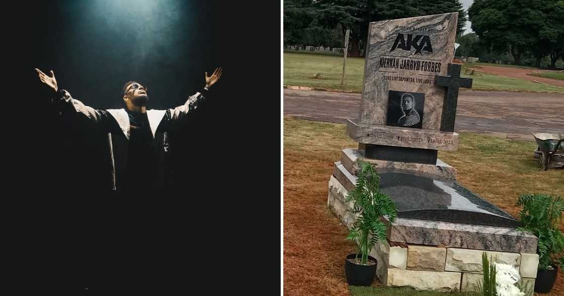 Video of AKA's casket lowered into the grave Video of AKA's casket lowered into the grave