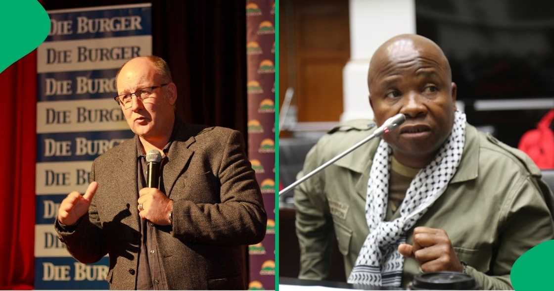 Athol Trollip made fun of Des Van Rooyen's response during a debate Athol Trollip made fun of Des Van Rooyen's response during a debate