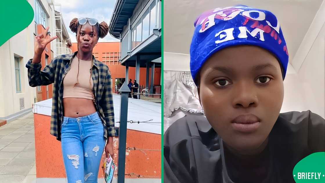 A TikTok video shows a matriculant stressed out by an unsupportive family.