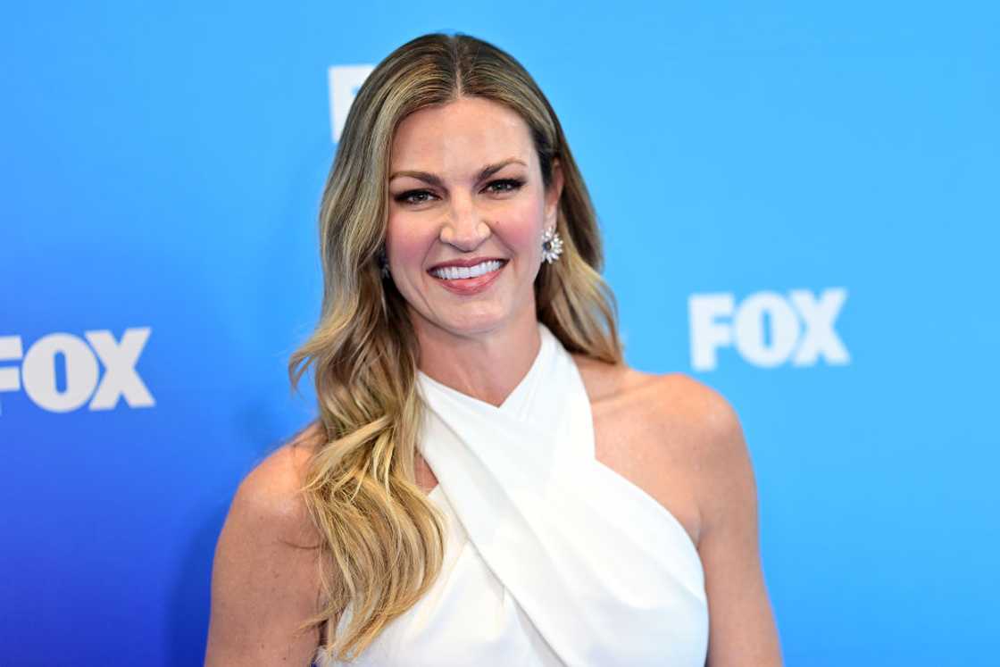 Erin Andrews attends the 2024 Fox Upfront Erin Andrews attends the 2024 Fox Upfront