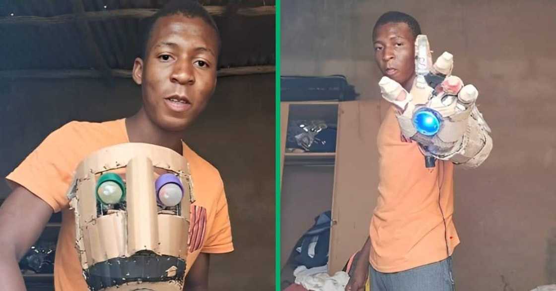 Mpumalanga man in TikTok video makes robot Mpumalanga man in TikTok video makes robot