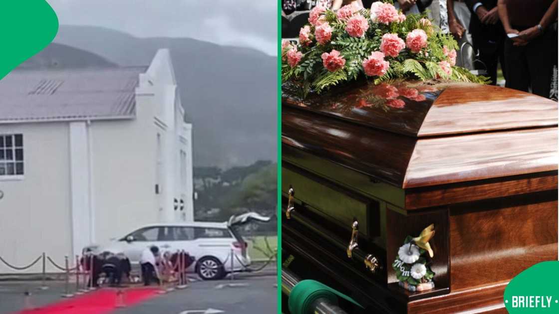 A Grade 12 learner sparked a debate online after she arrived in a coffin for her matric dance.