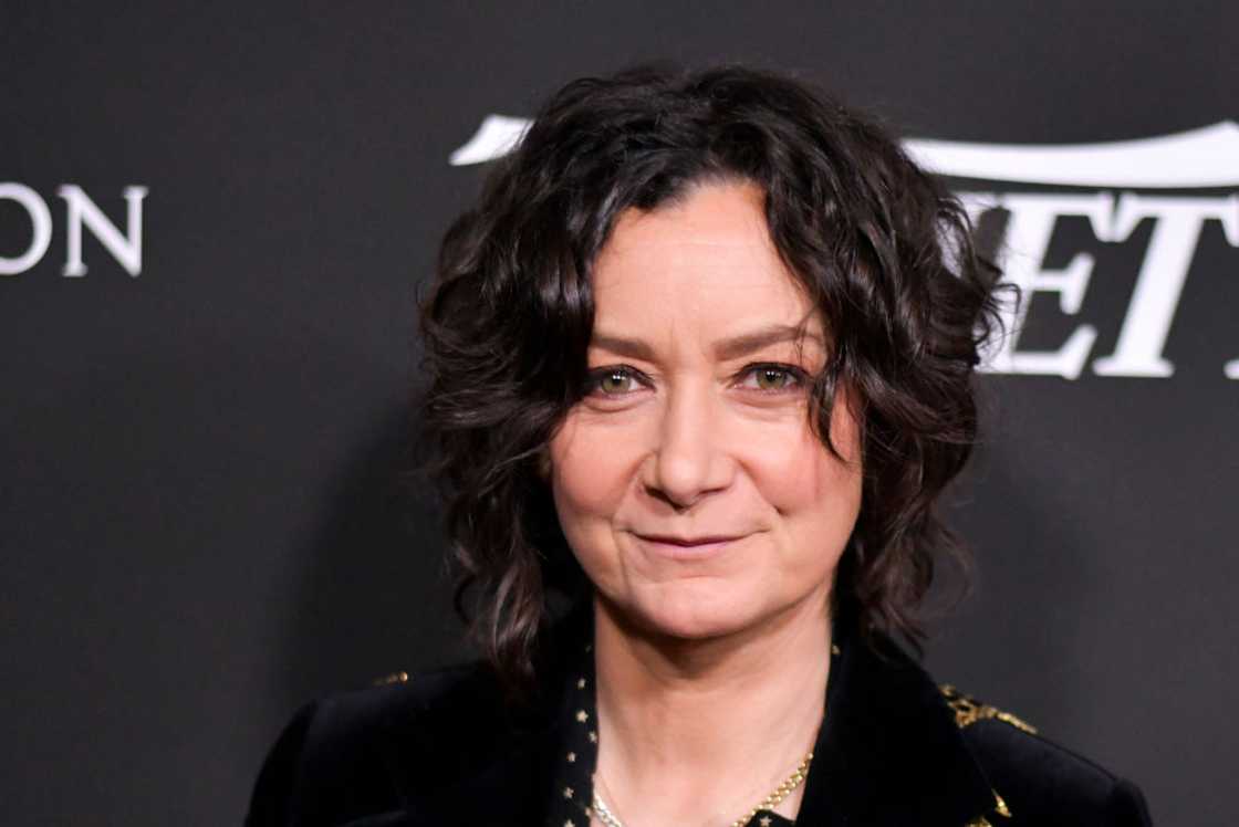 Sara Gilbert at the Wiltern Theatre in 2020