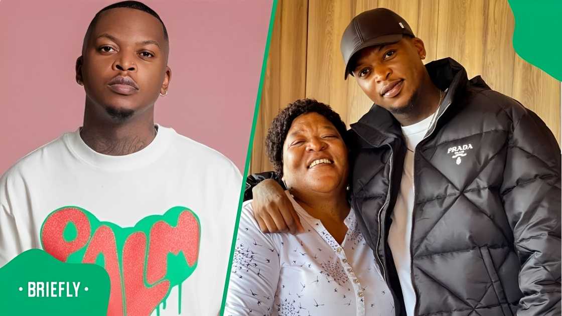 Oscar Mbo shared the heartbreak of burying his mother on Mother's Day.