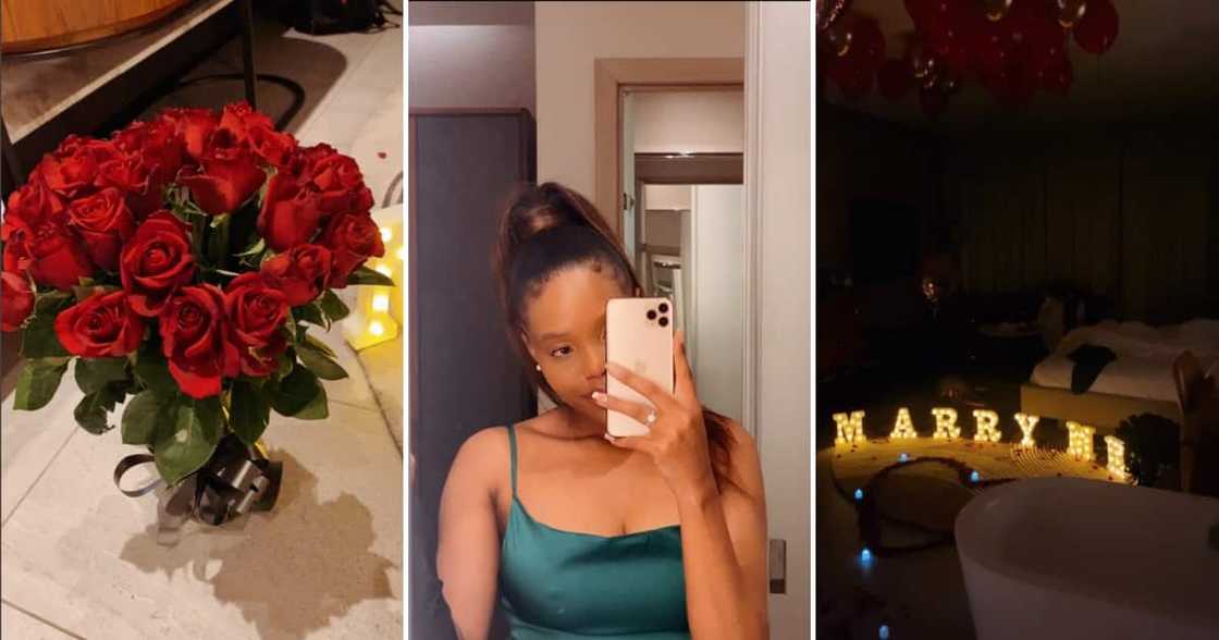 A soon-to-be wife took to Twitter to share photos of her engagement A soon-to-be wife took to Twitter to share photos of her engagement