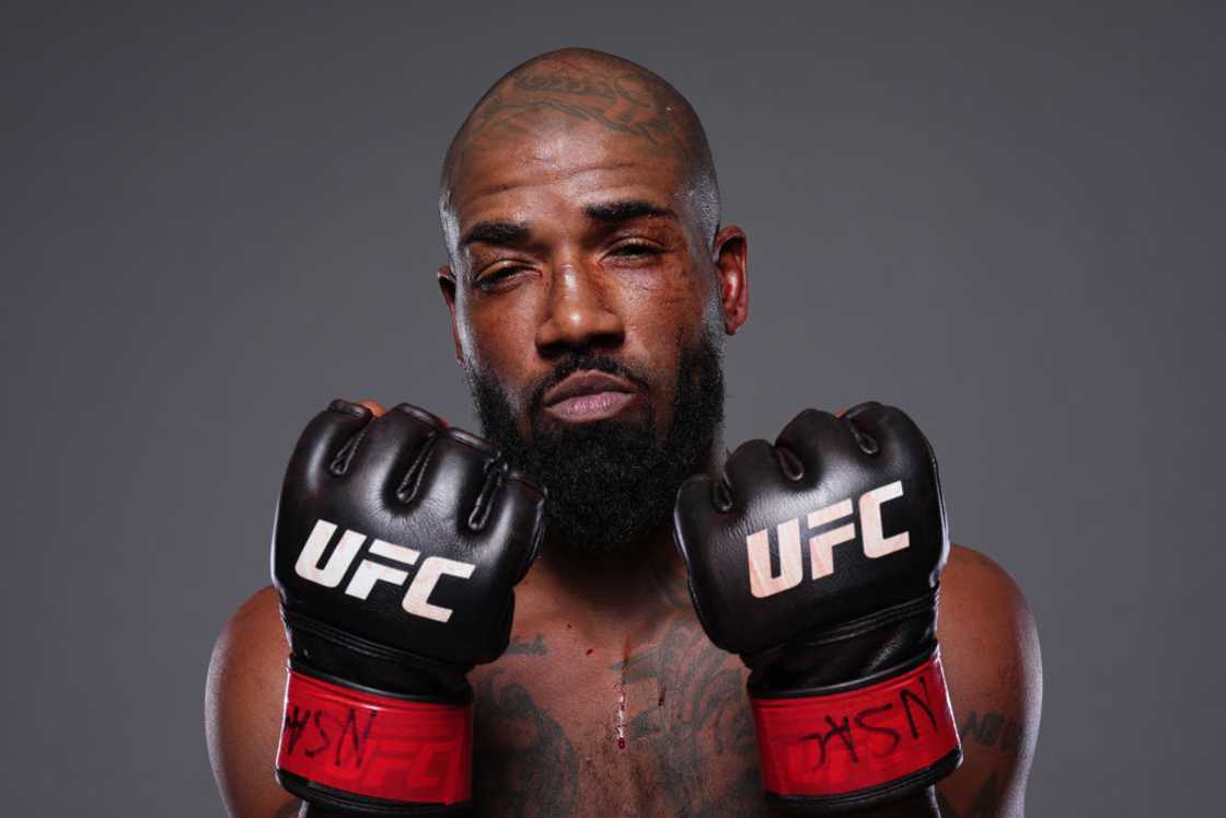 Bobby Green poses for a portrait after his victory during the UFC 300 event