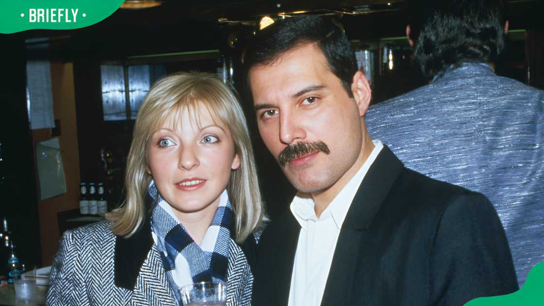 Freddie Mercury and Mary Austin in London