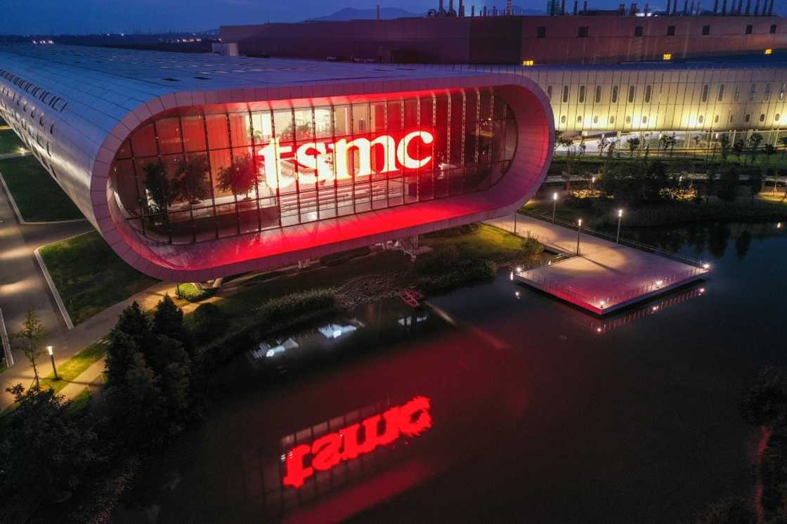 TSMC's factory in Nanjing, China