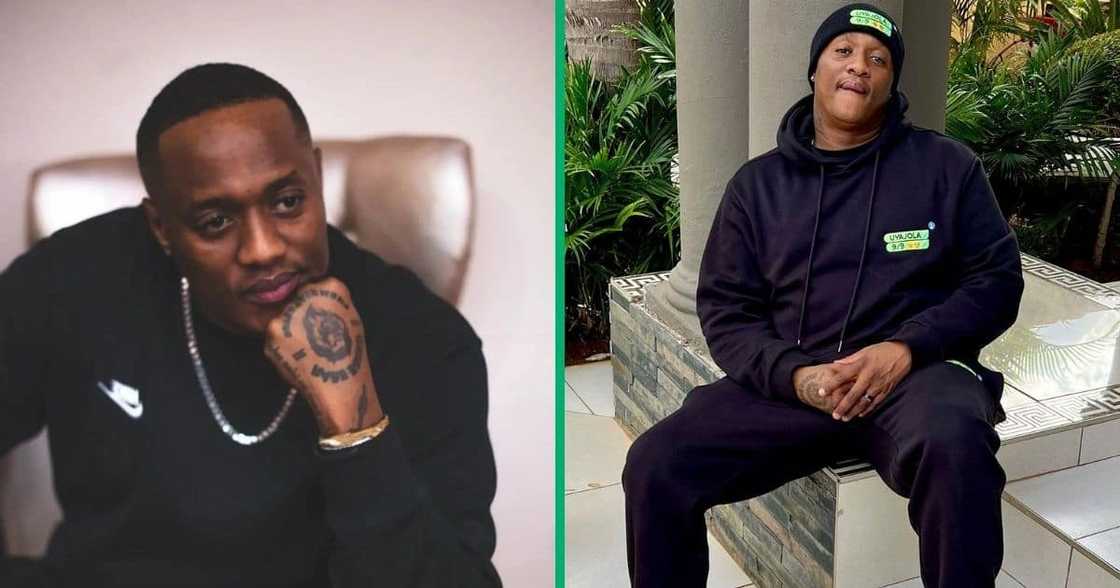 Jub Jub was dragged for threatening Woolworths Jub Jub was dragged for threatening Woolworths