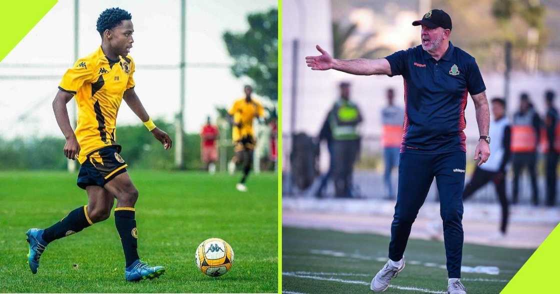 Mfundo Vilakazi said the team is training hard under Nasreddine Nabi. Mfundo Vilakazi said the team is training hard under Nasreddine Nabi.