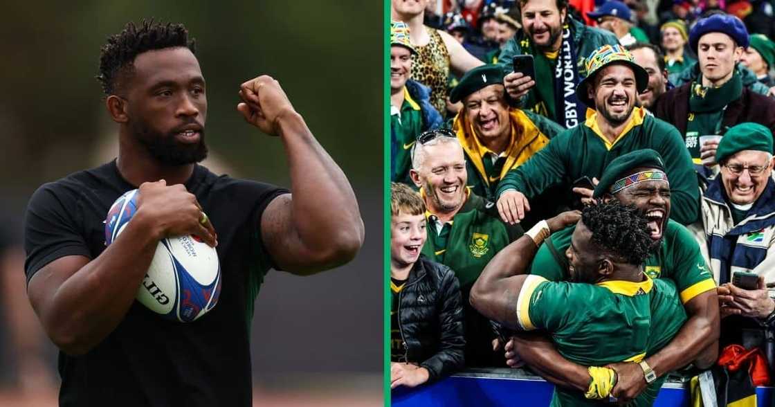 Siya Kolisi at the Rugby World Cup