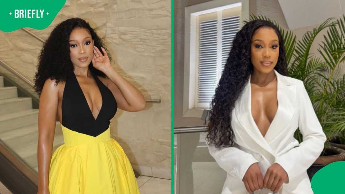 Buhle Samuels showed off her Johannesburg mansion.