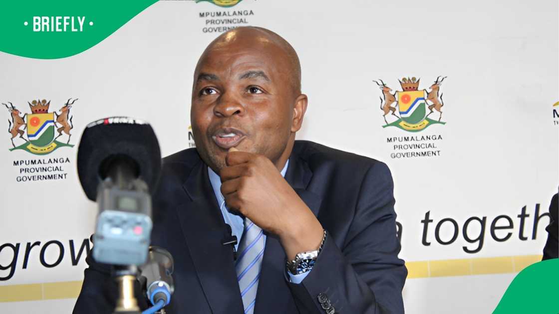 Mpumalanga Premier Mandla Ndlovu revealed the findings of the investigation Mpumalanga Premier Mandla Ndlovu revealed the findings of the investigation