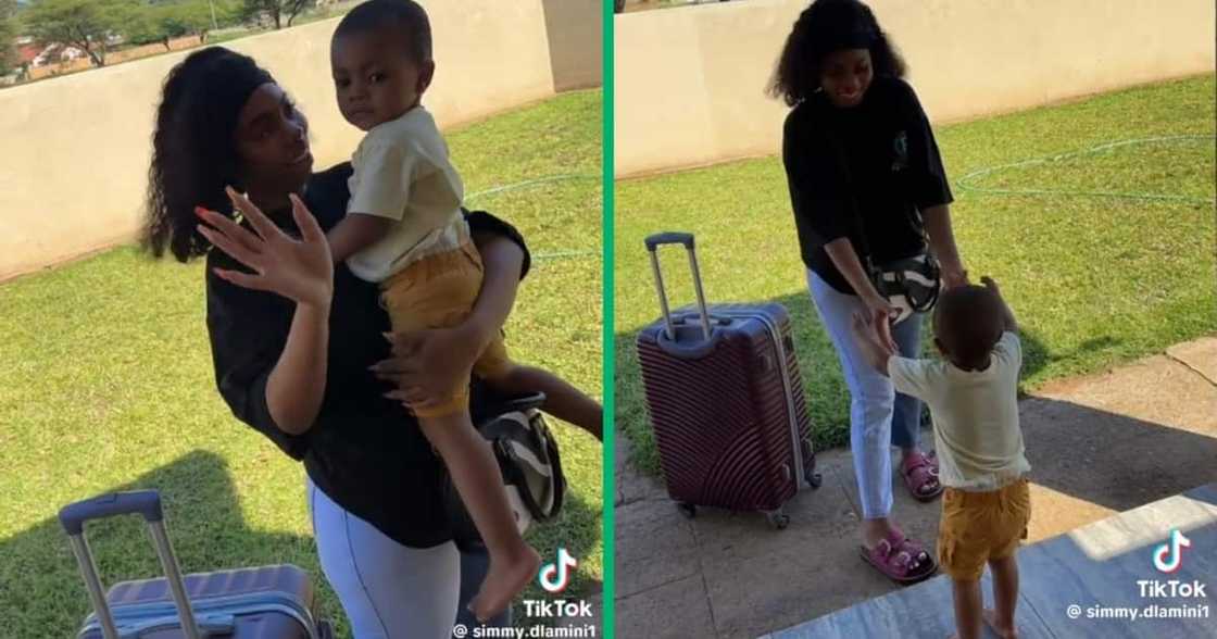 A student mom said goodbye to her son in an emotional TikTok video A student mom said goodbye to her son in an emotional TikTok video