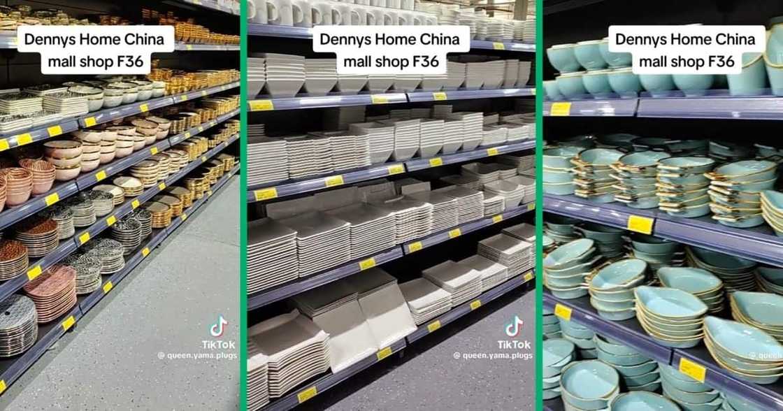 A woman shared a plug for cheap tableware A woman shared a plug for cheap tableware