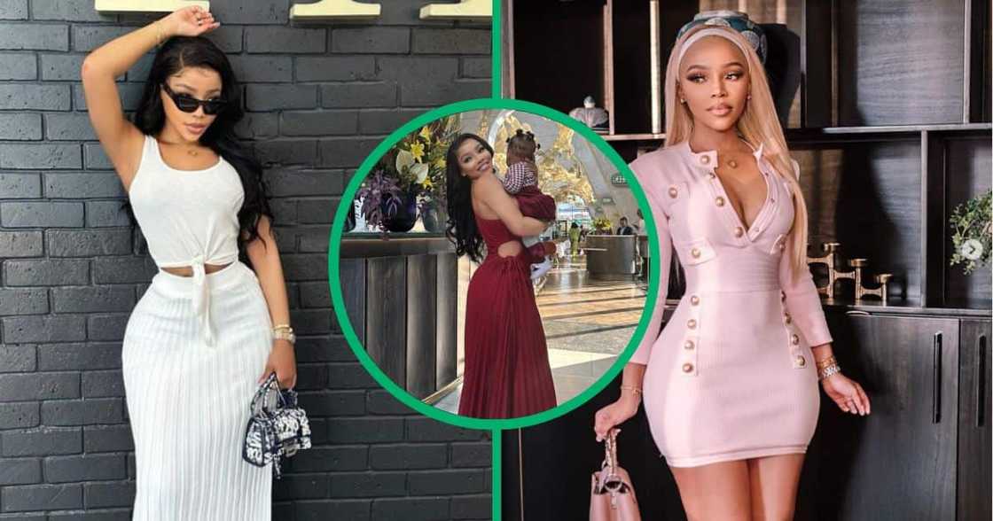 Faith Nketsi with her daughter Sky Njilo Faith Nketsi with her daughter Sky Njilo