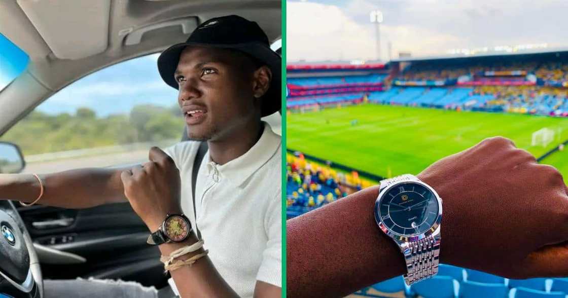 Kaizer Chiefs footballer Njabulo Ngcobo wears a Ericsson Dora watch Kaizer Chiefs footballer Njabulo Ngcobo wears a Ericsson Dora watch